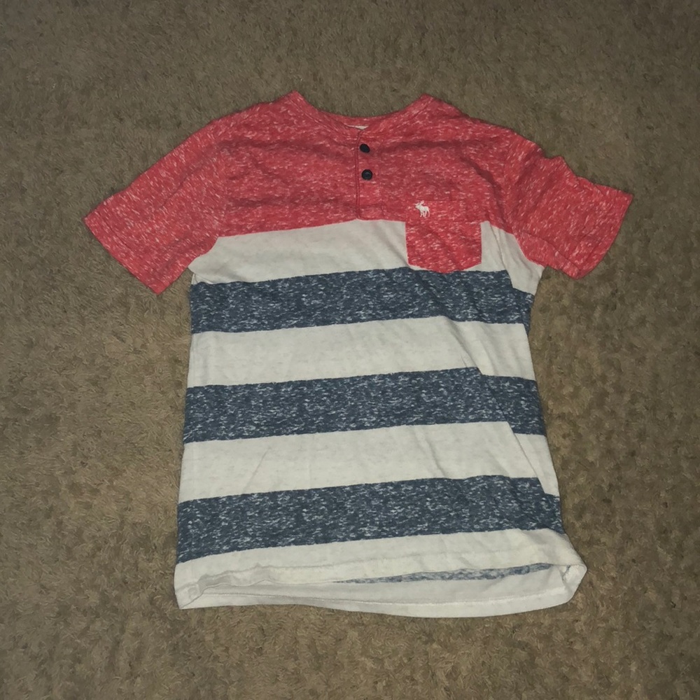 Abercrombie kids Red, White, and Blue Tee